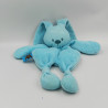 Doudou musical lapin bleu turquoise Lapidou NATTOU