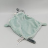 Doudou plat Mickey bleu gris DISNEY