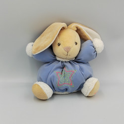 Doudou lapin bleu étoiles Winter Follies KALOO