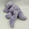 Doudou peluche chien violet mauve AJENA