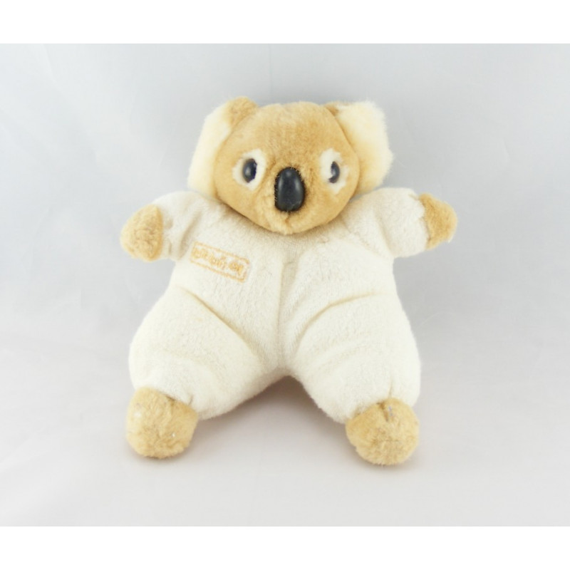 Doudou koala beige ecru BEBISOL lot de 2