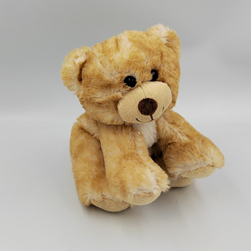 Doudou peluche ours beige Boutique Collection FAMOSA