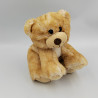 Doudou peluche ours beige Boutique Collection FAMOSA