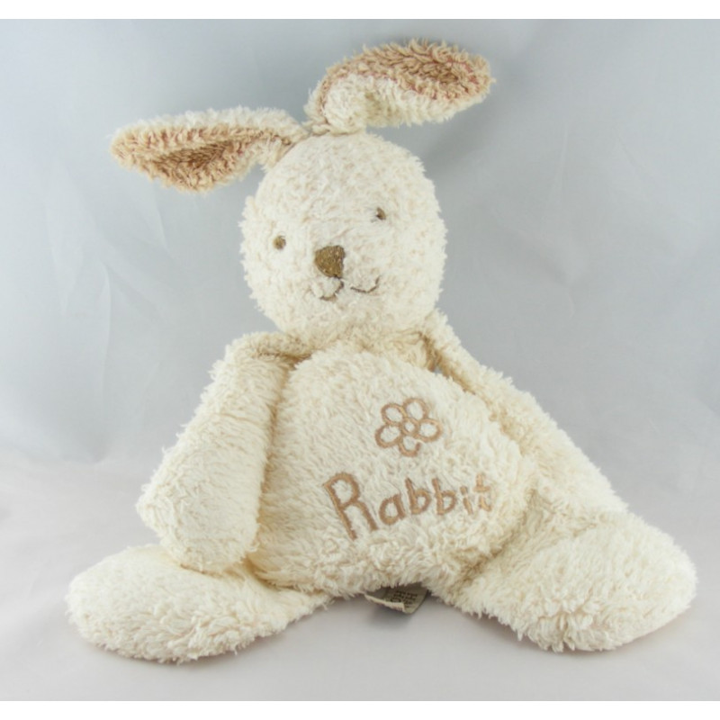 Doudou chien blanc beige HAPPY HORSE