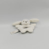 Doudou hochet lapin blanc JACADI