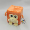 Doudou peluche cube singe orange CHOSUN UKCA