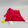 Doudou plat ours rose blanc pois Brioche BABY NAT