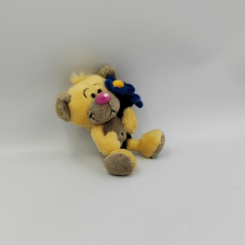 Doudou ours Pimboli avec fleurs DIDDL