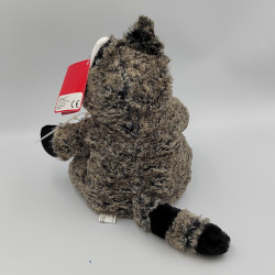 Doudou peluche marionnette raton laveur FIZZY