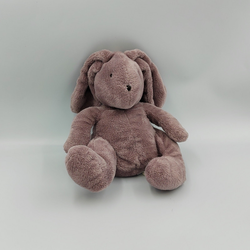 Doudou lapin prune violet DPAM