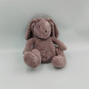 Doudou lapin prune violet DPAM