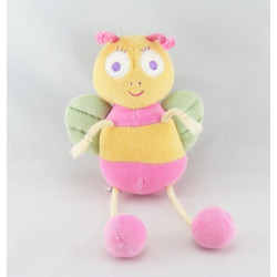 Doudou papillon bleu vert lunette CATIMINI