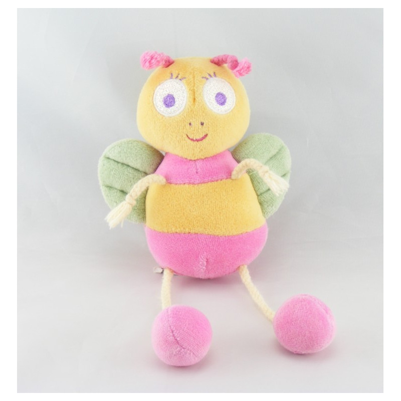 Doudou papillon bleu vert lunette CATIMINI