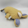 Ancienne peluche lapin beige lunette clefs montre PLAYSKOOL