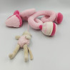 Spirale Doudou Souris Lila Patachon rose MOULIN ROTY