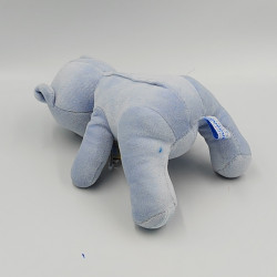 Doudou ours bleu carreaux NOUNOURS