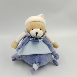 Doudou et compagnie musical ours bleu blanc étoiles Petit Chou