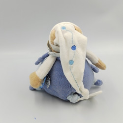 Doudou et compagnie musical ours bleu blanc étoiles Petit Chou