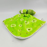 Doudou grenouille verte mouchoir SHIMA