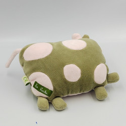 Doudou vache rose verte Antoinette DPAM