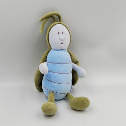 Doudou insecte fourmi bleu verte JACADI