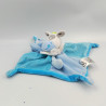 Doudou cheval bleu vert pois MOTS D'ENFANTS