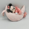 Doudou musical Minnie sur lune rose DISNEY BABY