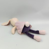 Doudou musical lapin rose violet Petite rose KALOO