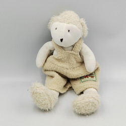 Doudou mouton blanc la grande famille MOULIN ROTY