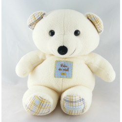 Doudou lapin blanc nounours