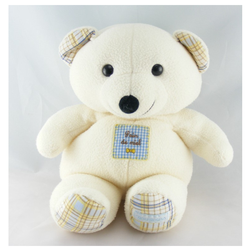 Doudou lapin blanc nounours