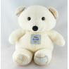 Doudou lapin blanc nounours