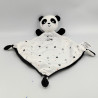 Doudou plat panda noir blanc MOTS D'ENFANTS