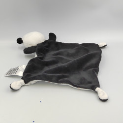 Doudou plat panda noir blanc MOTS D'ENFANTS