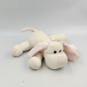 Doudou chien blanc rose H&M