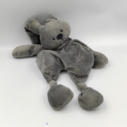 Doudou lapin gris fonçé Lapidou NATTOU