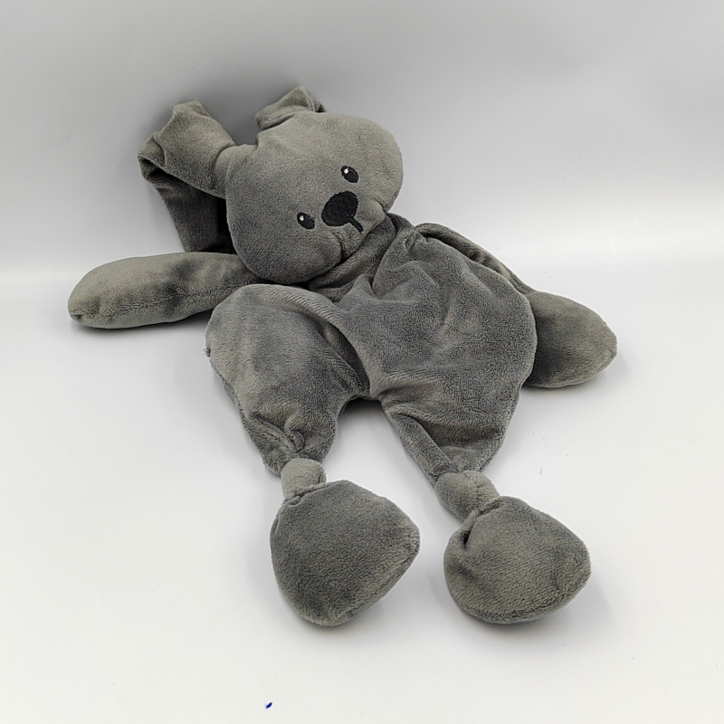 Doudou lapin gris fonçé Lapidou NATTOU