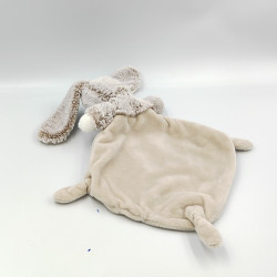 DOUDOU PLAT LUMINESCENT OURS LAPIN BEIGE