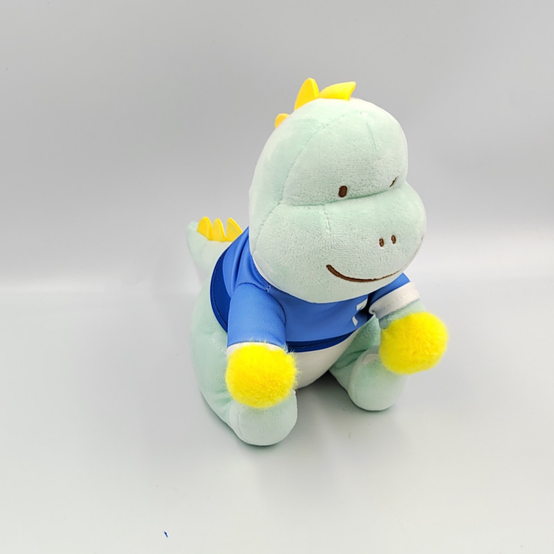 Doudou dinosaure bleu jaune MINISO