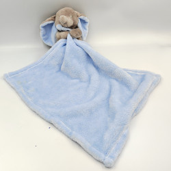 Doudou éléphant gris mouchoir couverture bleu SIMBA TOYS NICOTOY