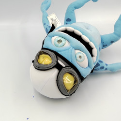 Peluche sonore grenouille bleu Crazy Frog BANDAI