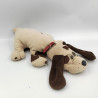 Ancienne Peluche chien gris beige marron Pitou PPY VULLI Vintage