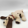 Ancienne Peluche chien gris beige marron Pitou PPY VULLI Vintage