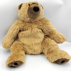 Grande peluche ours beige marron CHANNEL TOY