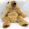 Grande peluche ours beige marron CHANNEL TOY