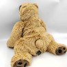 Grande peluche ours beige marron CHANNEL TOY