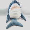 Grande peluche requin bleu blanc IKEA