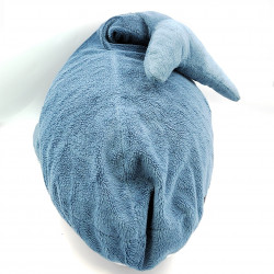 Grande peluche requin bleu blanc IKEA