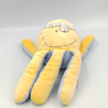 Doudou pieuvre Calypso jaune bleu NOUKIE'S