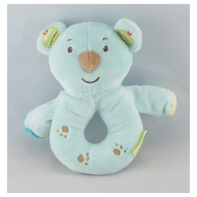 Doudou ours koala bleu Zen SYSTEME U